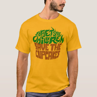 Glöm barnen - grönt+Choklad T-shirt