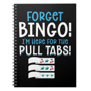 Glöm Bingo Lucky Drag Tab Anteckningsbok