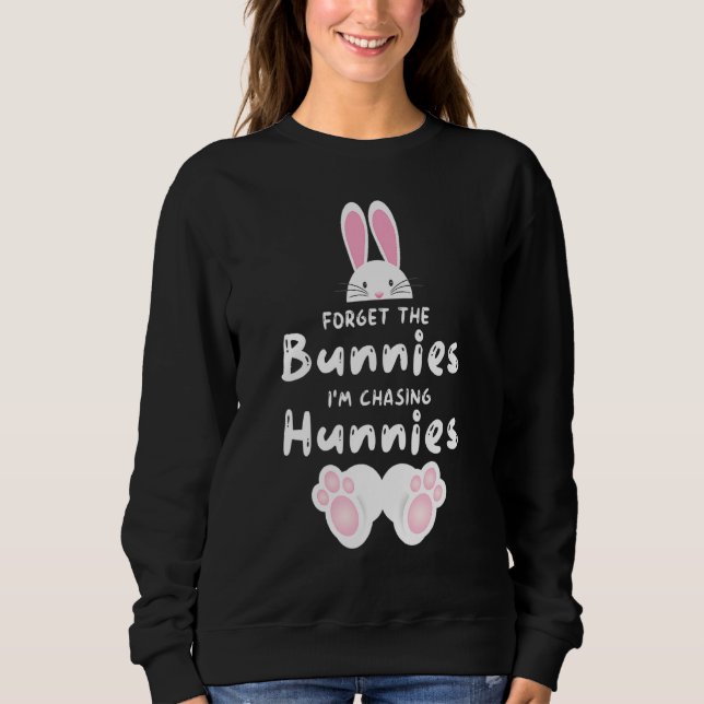 Glöm Bunnies jag jagar Hunnies Småbarn Eas T Shirt (Framsida)