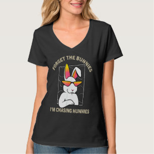 Glöm Bunnies jag jagar Hunnies Småbarn Roligt T Shirt