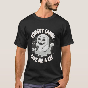 Glöm Candy Ge Me A Cat T Shirt