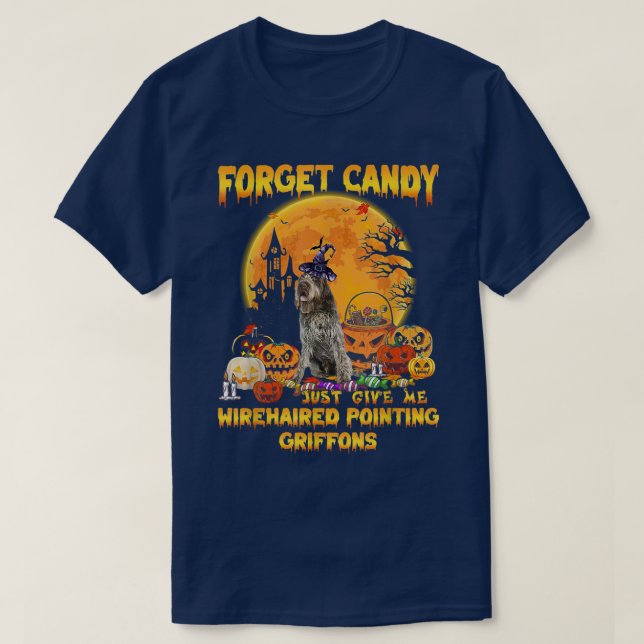 Glöm Candy Just Ge Wirehsted Pointing Grif T Shirt (Design framsida)