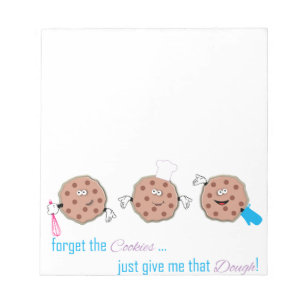 Glöm Cookies Anteckningsblock