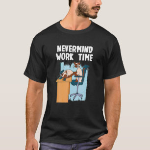 Glöm det Det funkar Ime kontors katt T Shirt
