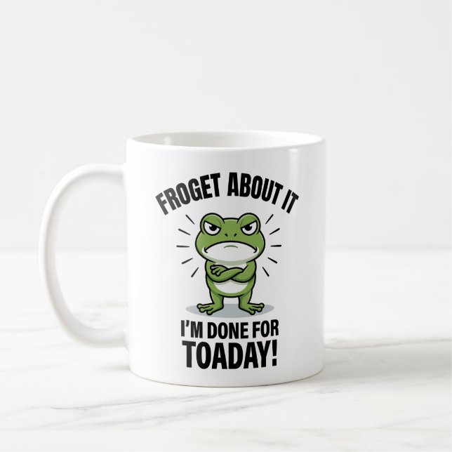 Glöm Det - Rolig Grodyrordslek Kaffemugg (Vänster)