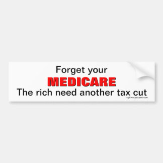 Glöm din Medicare Bildekal