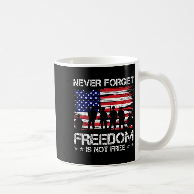 Glöm Frihet är inte minnesdagen US-veteran Kaffemugg (Höger)