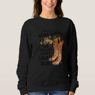 Glöm Glass Slipper prinsessan Wears Boots T Shirt
