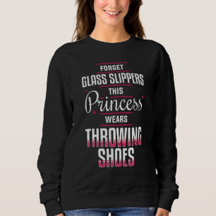 Glöm Glass Tofflor Den här prinsessan Wears Discus T Shirt