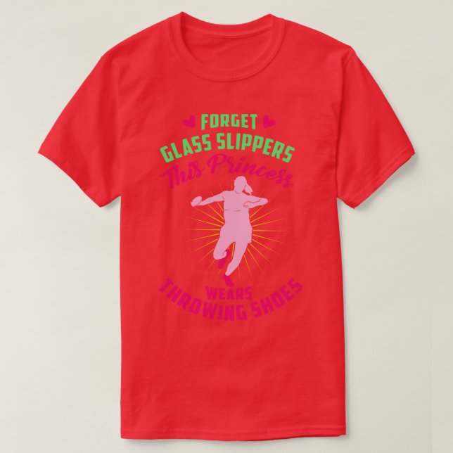 Glöm Glass Tofflor som det här vrider genom skon T Shirt (Design framsida)