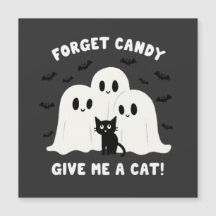 Glöm godiset ge mig en katt Skräck Halloween 