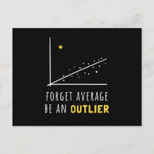 Glöm i genomsnitt att vara en outlier-funnen matem vykort