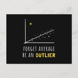 Glöm i genomsnitt att vara en outlier-funnen matem vykort
