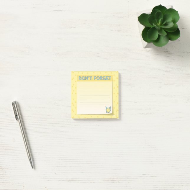 "Glöm inte" anteckningar Post-it Block (Kontor)
