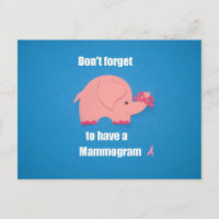 Glöm inte att ha ett mammogram.