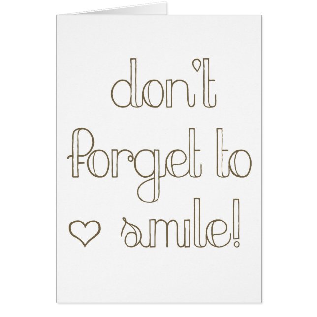 Glöm inte att le kustfartygkortet hälsningskort (Framsidan)