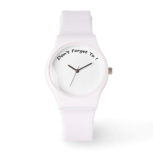 Glöm Inte-Damdockor Armbandsur (Framsida)