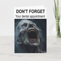 Glöm inte din möte tandläkare.