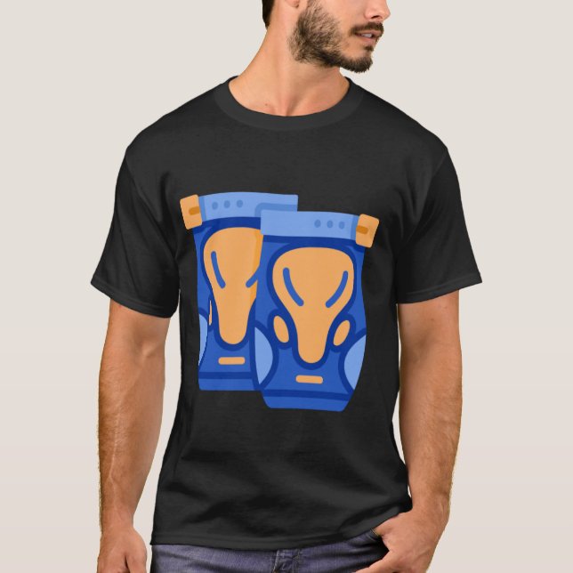 Glöm inte dina Kneepads Kneepad 1 T Shirt (Framsida)