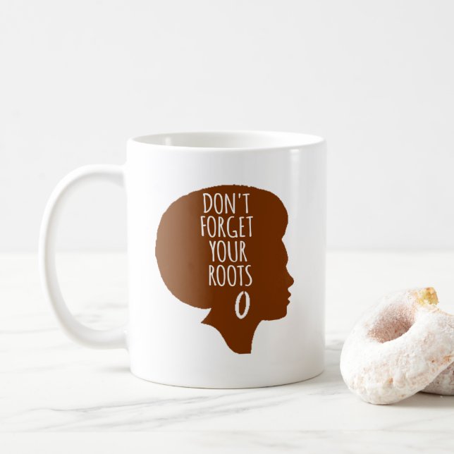 Glöm inte dina rotsafrikanska amerikanska kaffemugg (Med munk)