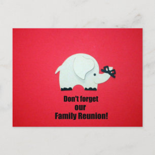 Glöm inte familjen Reunion! Vykort