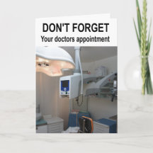 Glöm inte läkare möte.