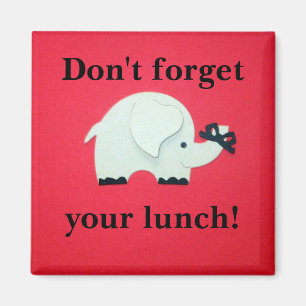 Glöm inte lunchen! magnet