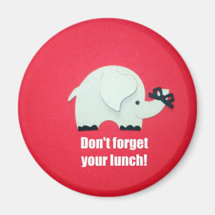 Glöm inte lunchen! magnet