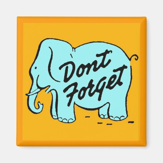 Glöm inte Magnet (Framsidan)