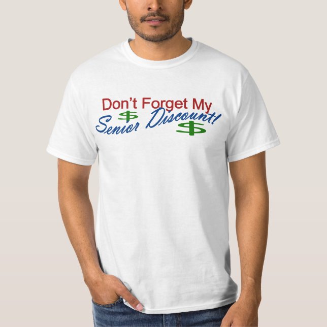 Glöm inte min höga rabattT-tröja T Shirt (Framsida)