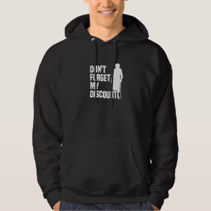 Glöm inte min rabatterade farmor, äldre pensionär hoodie