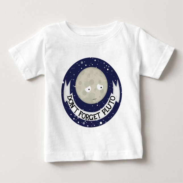Glöm inte Pluto Tee (Framsida)