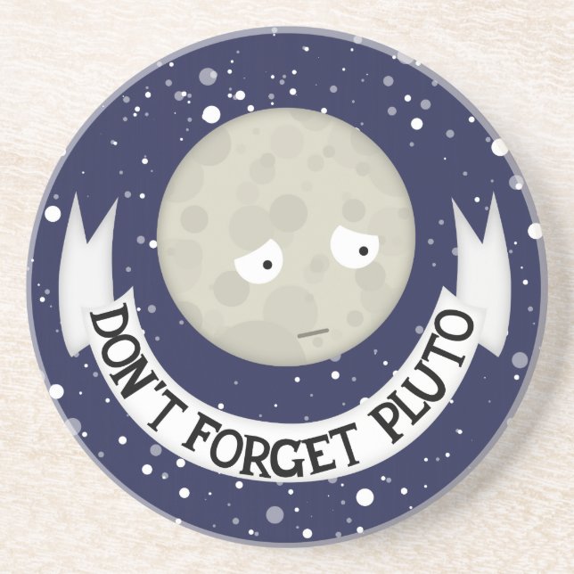Glöm inte Pluto Underlägg (Framsidan)