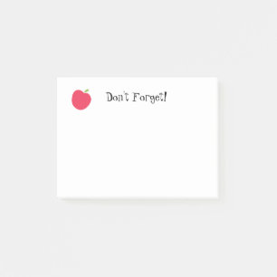 Glöm inte post-it block