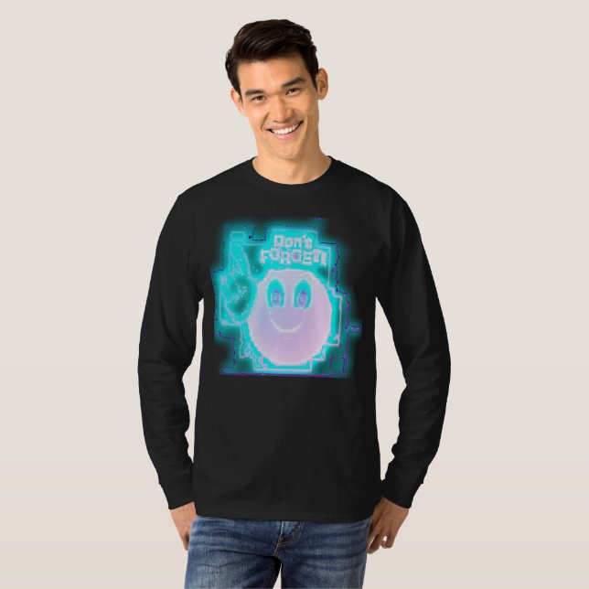 glöm inte t-skjortan tee (Hel framsida)