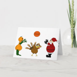 Glöm inte Thanksgiving Helgkort