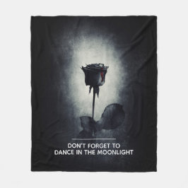 Glöm inte till Dance i månljuset Fleecefilt