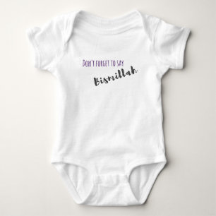 Glöm inte till något att säga Bismillah - behan T-shirt