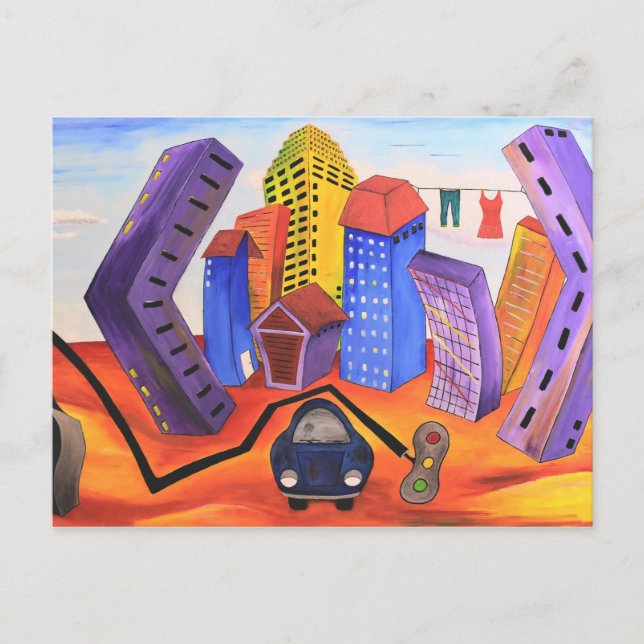 Glöm inte Tvätta vykort (Framsida)