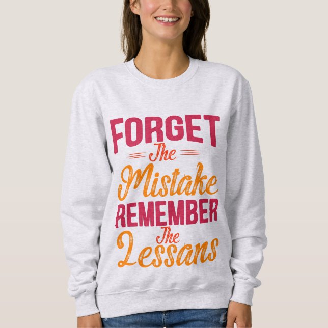 Glöm inte Vintagen Lesson T Shirt (Framsida)