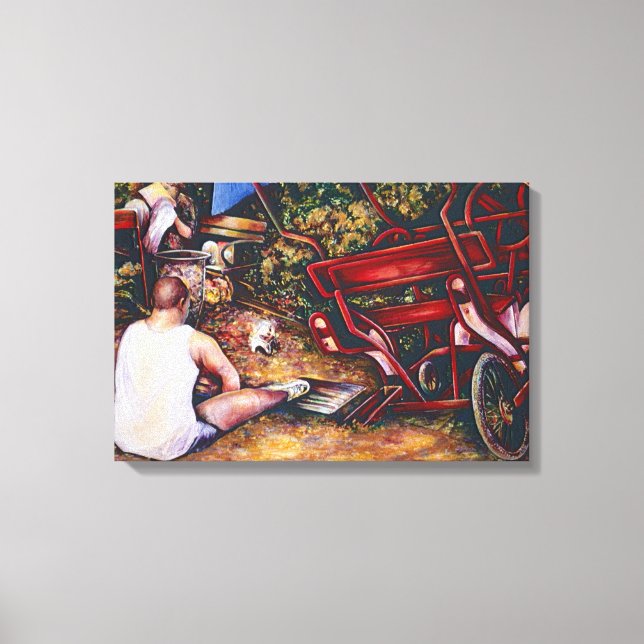 Glöm inte vitlöken, Budapest Canvastryck (Framsida)