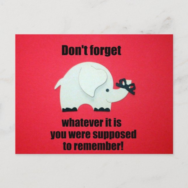 Glöm inte... vykort (Framsida)