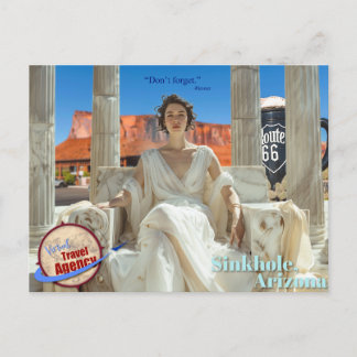 "Glöm inte Winona" Souvenir-vykort Vykort