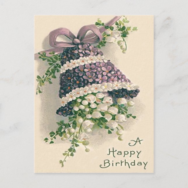 Glöm-jag-Inte Lily-Dalen Bell Vykort (Framsida)