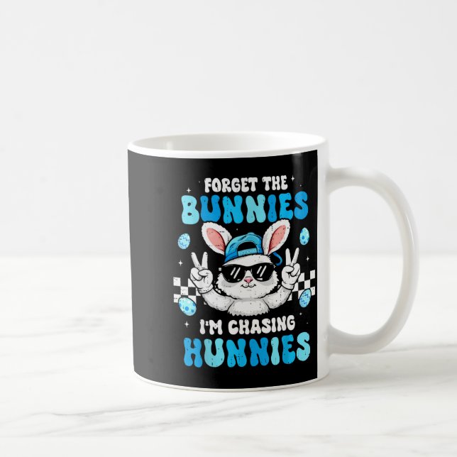 Glöm kaninerna jagar snygga småpojkar kaffemugg (Höger)