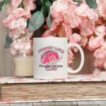 Glöm kärlek äta tacos Coffee Mugg