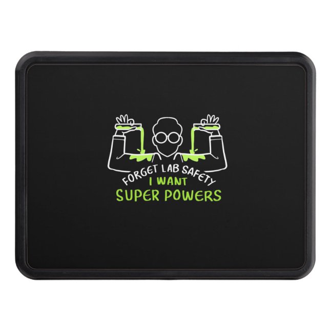 Glöm Lab Safety I want Toppens Powers Dragkroksskydd (Framsidan)