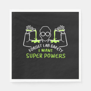 Glöm Lab Safety I want Toppens Powers Pappersservett