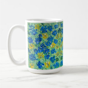 Glöm-me-Not-Blommigt-kaffe Mugg