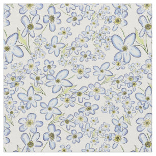 Glöm-me-not-Fabric Tyg